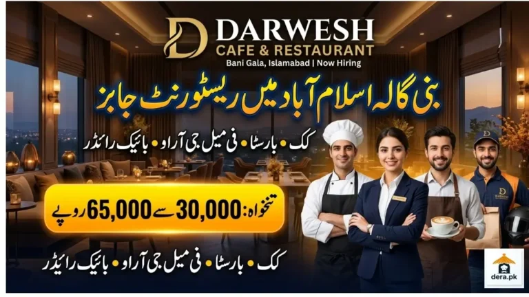 Restaurant Jobs in Islamabad Bani Gala Darwesh Cafe Hiring Cooks Barista GRO