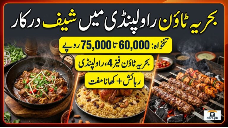 Restaurant Chefs Hiring Banner Shinwari Arabic BBQ Mandi Bahria Town Phase 4 Rawalpindi