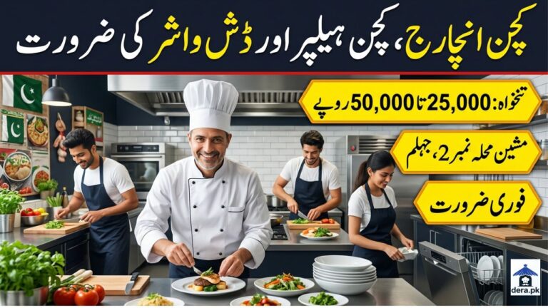 Kitchen Staff Hiring Advertisement Banner Machine Mohalla No 2 Jhelum