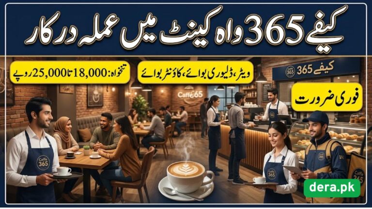 Caffe 365 Wah Cantt Hiring Banner Waiter Delivery Boy Dishwasher Jobs