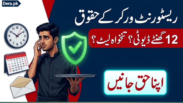 ریسٹورنٹ ورکر کے حقوق: ڈیوٹی کے اوقات، چھٹی اور وقت پر تنخواہ